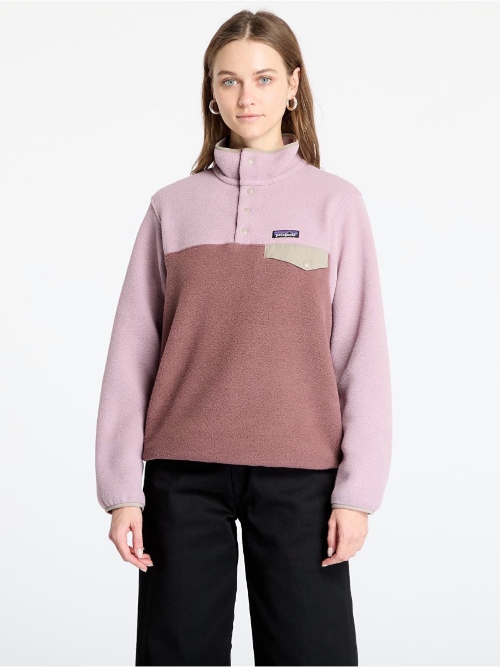 Patagonia Women's M Synchilla Snap-T Fleece Pullover Jacket
Dark Pink NWT